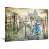 Beautiful Venice Landscape Canvas Art Print