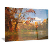 quiet and silent autumn landscape canvas art print PT6274