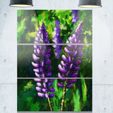 lupin flowers floral canvas art print PT6328