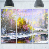 autumn river landscape canvas art print PT6329