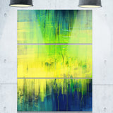 green blue fusion abstract canvas art print PT6330