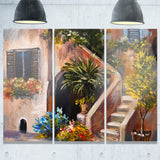 summer terrace landscape canvas art print PT6342