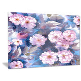 white briar in classical style floral canvas print PT6345