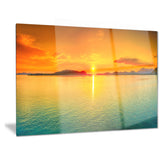 sunset panorama photography canvas art print PT6408