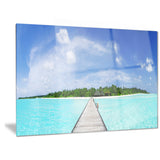 maldives panorama seascape photography canvas art print PT6421