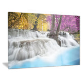 erawan waterfall landscape photography canvas print PT6441
