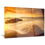 sun tinted beach photography canvas art print PT6458
