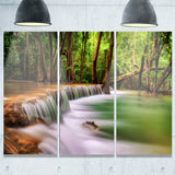 Secodn Level Erawan Waterfall Photography Canvas Print