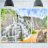 pongour waterfall photography canvas art print PT6484
