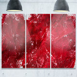 abstract red texture abstract canvas art print PT6514