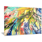 mixed oil color texture abstract canvas art print PT6515