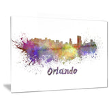 orlando skyline cityscape canvas art print PT6522