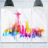rio de janeiro skyline cityscape canvas artwork print PT6557