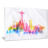 rio de janeiro skyline cityscape canvas artwork print PT6557