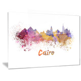 cairo skyline cityscape canvas artwork print PT6560