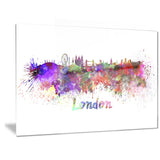 london skyline cityscape canvas artwork print PT6563
