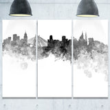 sao paulo skyline cityscape canvas artwork print PT6585