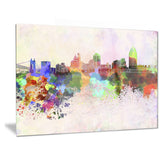 cincinnati skyline cityscape canvas artwork print PT6595