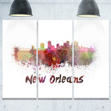 new orleans skyline cityscape canvas artwork print PT6602