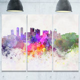 colombo skyline cityscape canvas artwork print PT6607