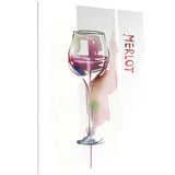 red wine contemporary artwork PT6622