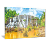 pongour waterfall landscape photography canvas print PT6772