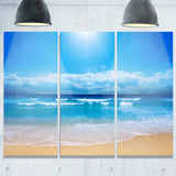 paradise beach seascape photography canvas print PT6808