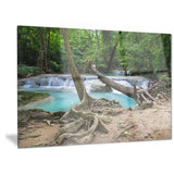 tropical forest scenery photo canvas print on canvas PT6873