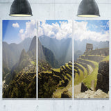 machu picchu panorama landscape photo canvas art print PT6884