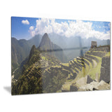 machu picchu panorama landscape photo canvas art print PT6884