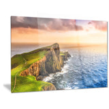 ocean cost at sunset photography canvas art print PT6980