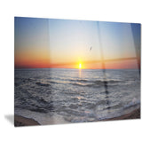 sunrise at sea panorama photo canvas print PT7007