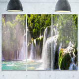 krka waterfall landscape canvas art print PT7012