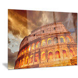 colosseum in rome landscape monumental canvas print PT7030