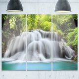 huai mae kamin waterfall photography canvas print PT7063