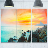 panoramic sunset photography canvas print PT7068