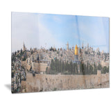 jerusalem cityscape panorama photo canvas print PT7074