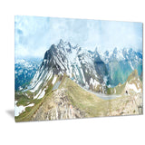 alps summer panorama photography canvas art print PT7081