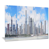 chicago city urban skyline photo canvas print PT7084