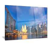 landscape of singapore cityscape photo canvas print PT7089