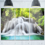 huai mae kamin waterfall landscape canvas print PT7091
