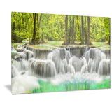 erawan waterfall kanchanaburi province canvas print PT7093