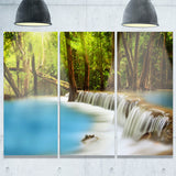 clam huai mae kamin waterfall landscape canvas print PT7103