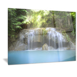 erawan waterfall photography canvas art print PT7114