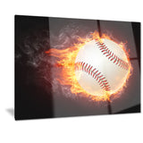 baseball ball sports digital art print on canvas PT7152