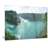 whirlpool rapids landscape photo canvas print PT7242