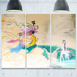 classical chinese painting abstract canvas art print PT7245