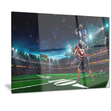 american football player sports digital art canvas print PT7298