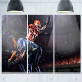 footballers in action sports digital art canvas print PT7303
