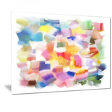 colorful stain design without grid abstract painting canvas print PT7343